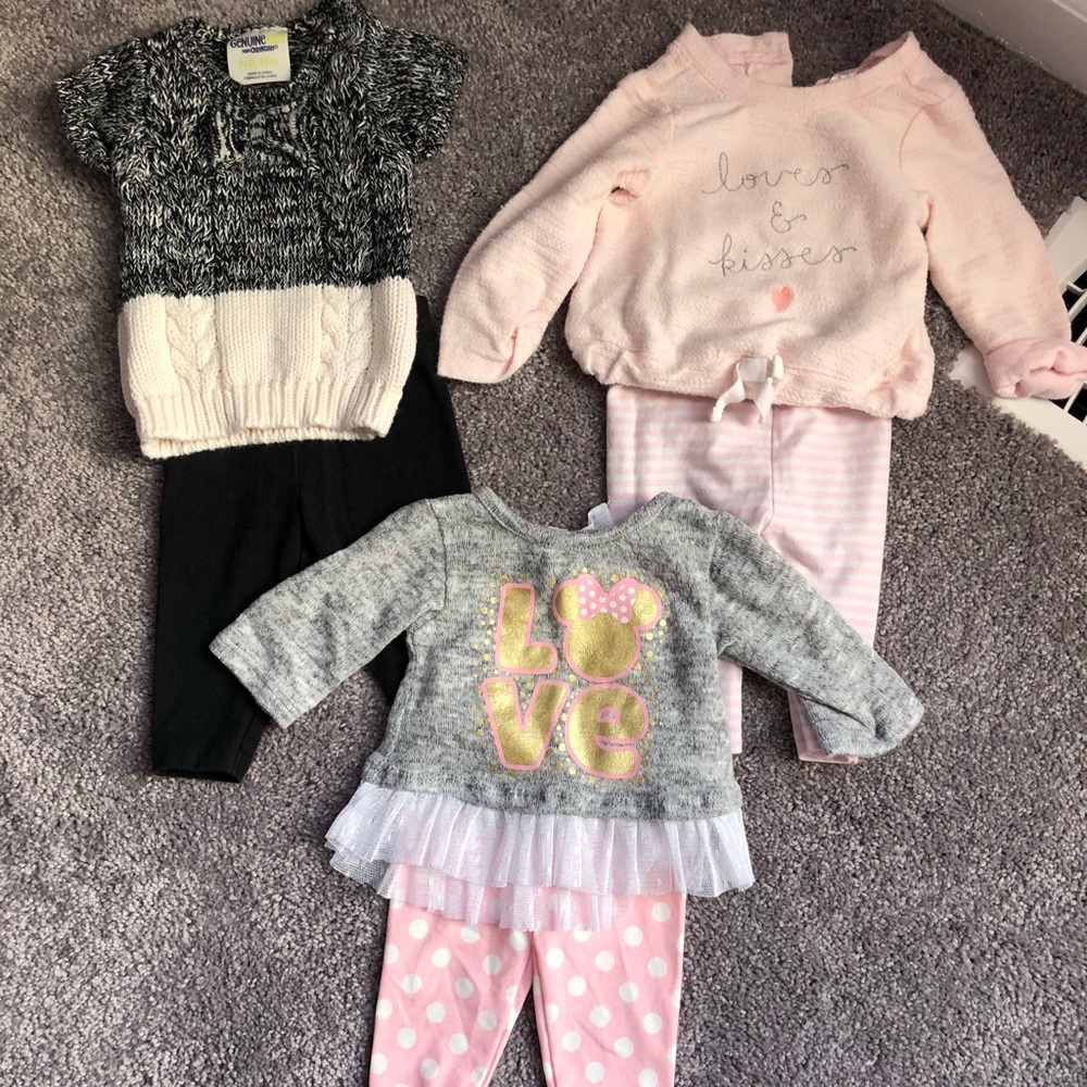 NB and 0-3 matching outfits